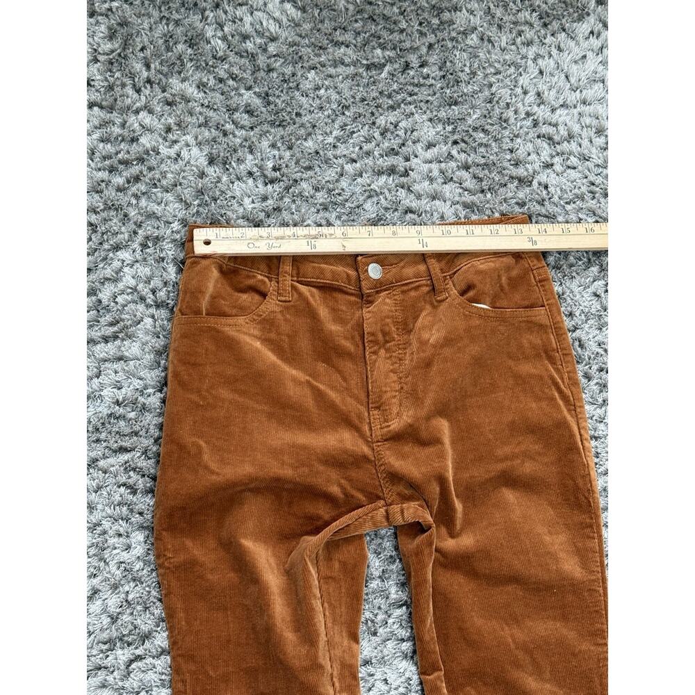 Corduroy Bootcut Flare Pants in Rust - Picture 10 of 16
